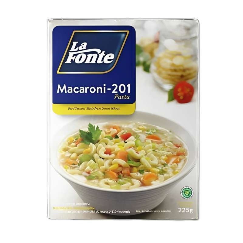 Pekanbaru La Fonte Macaroni 100% Durum 225Gr Box