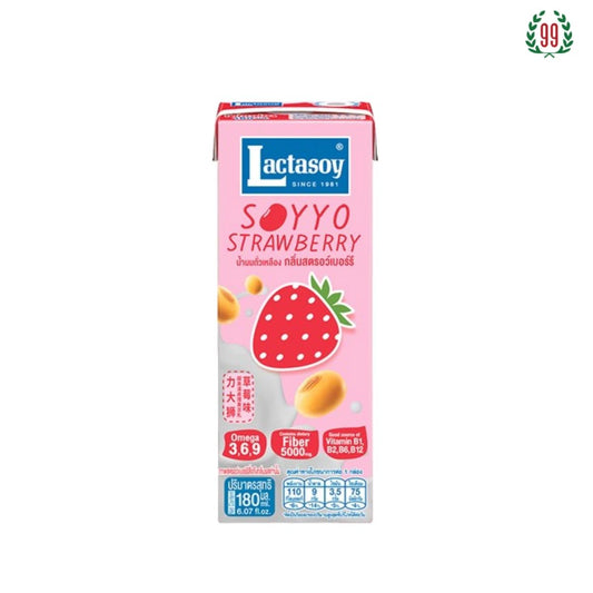 Pekanbaru Lactasoy Soyyo Strawberry 180Ml