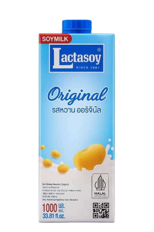 Pekanbaru Lactasoy Soy Milk Uht Sweetened 1Lt Tta