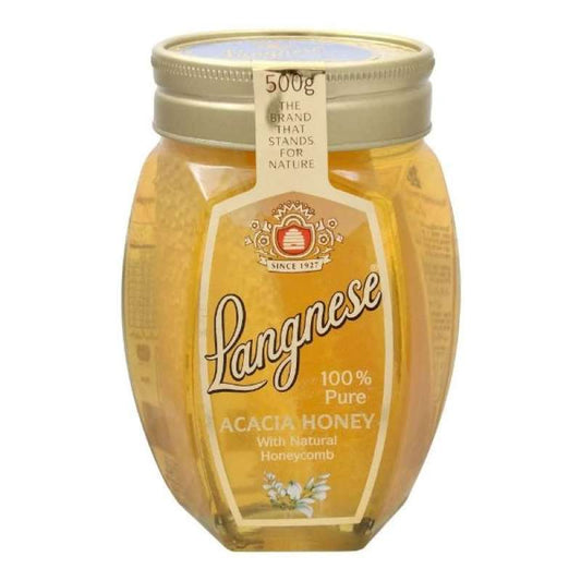 Pekanbaru Langnese Acacia Honey W/Comb 500Gr Jar