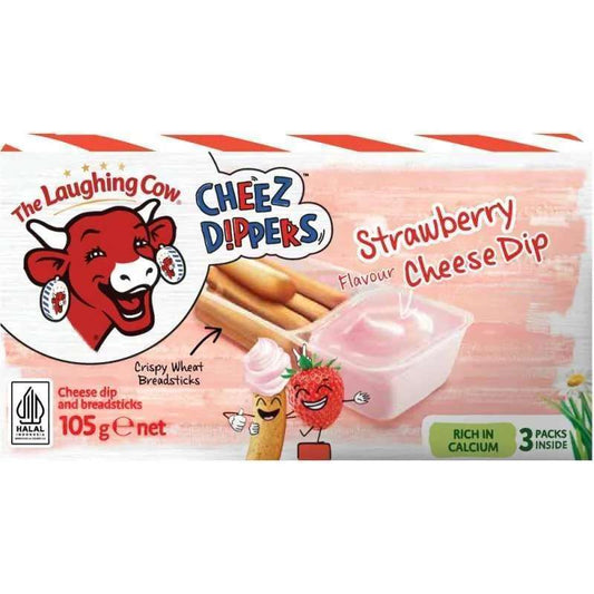 Pekanbaru Laughing Cow Cheez Dippers Strawberry 105G