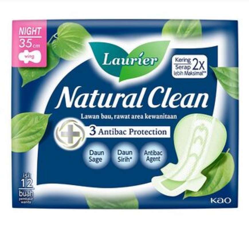 Pekanbaru LAURIER NATURAL CLEAN NIGHT 35 12s