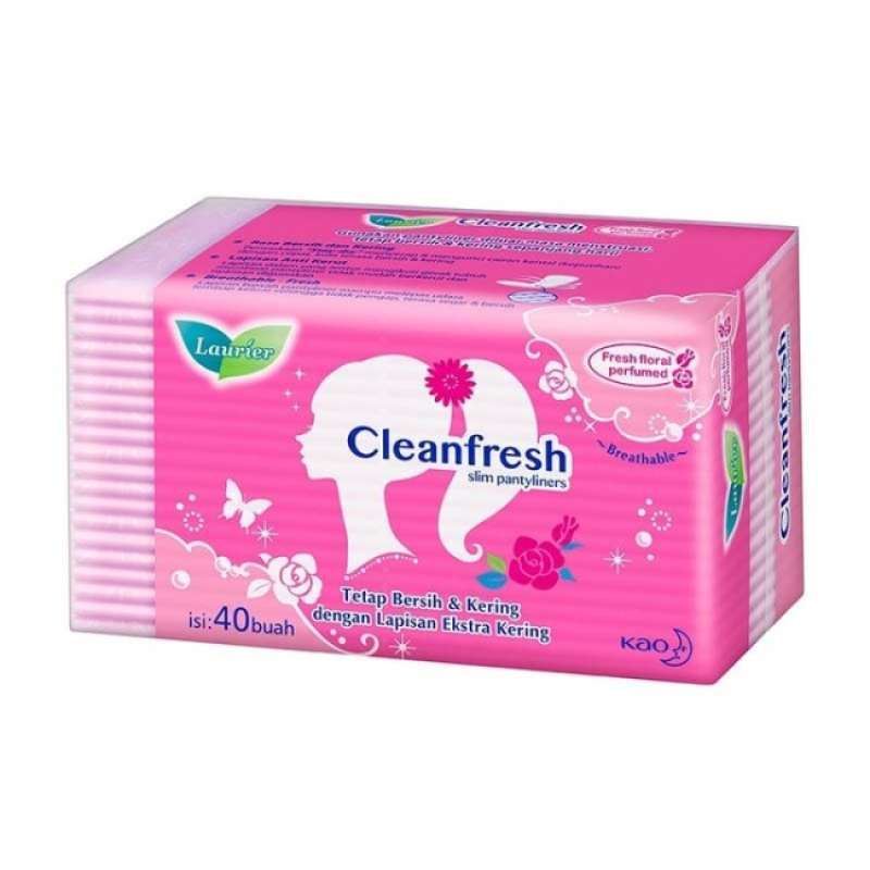 Pekanbaru LAURIER PANTY LINER CLEAN FRESH PERFUMED [40 PADS]