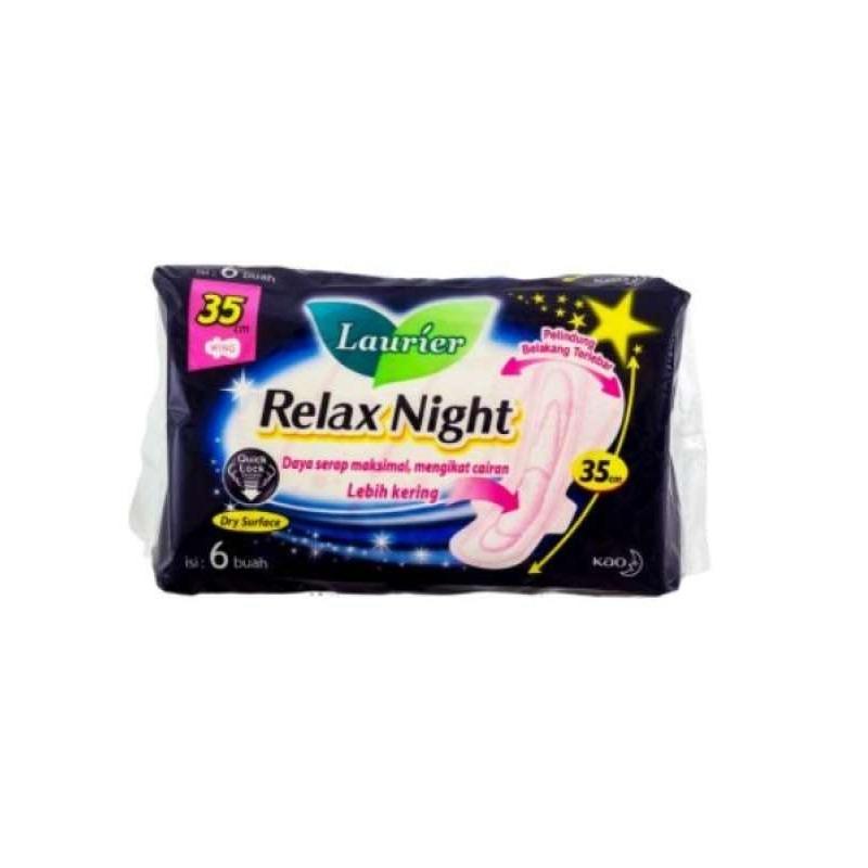 Pekanbaru Laurier soft care relax night 35cm 6's