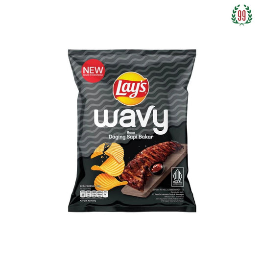 Pekanbaru Lay'S Wavy Daging Sapi Bakar 105Gr