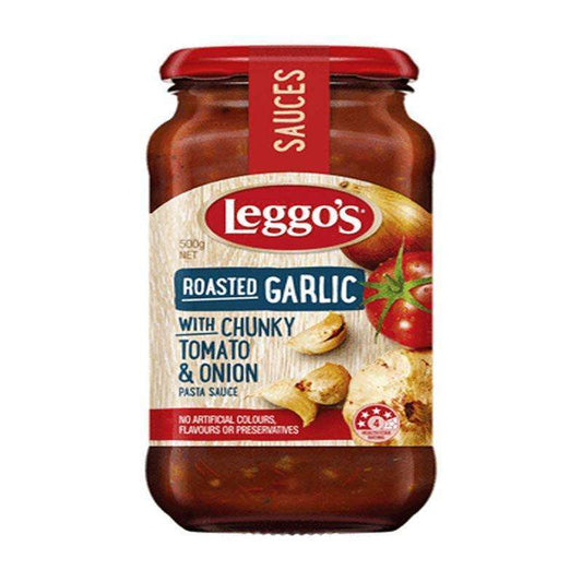Pekanbaru Leggo'S Roasted Garlic Pasta Sauce 500G
