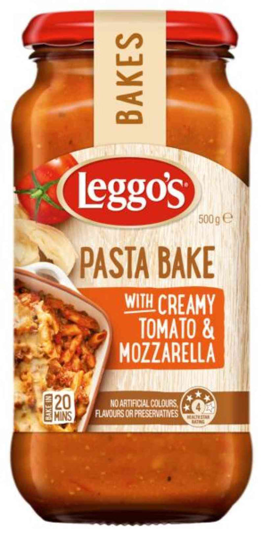 Pekanbaru Leggos Pasta Bake W/Crmy Tmt&Mzrl 500Gr