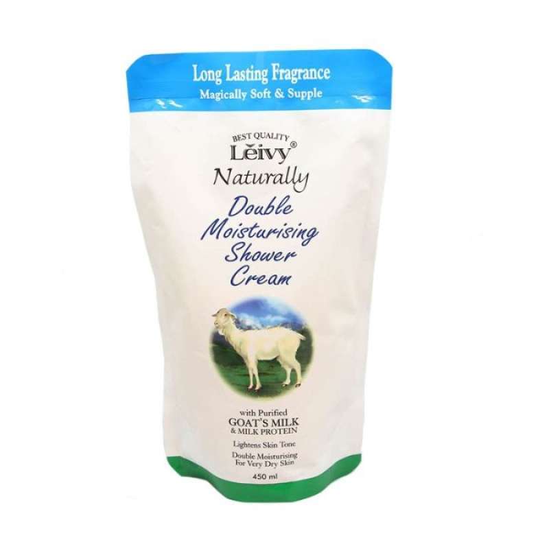 Pekanbaru LEIVY SHOWER CREAM GOAT'S MILK REFILL [450 ML]