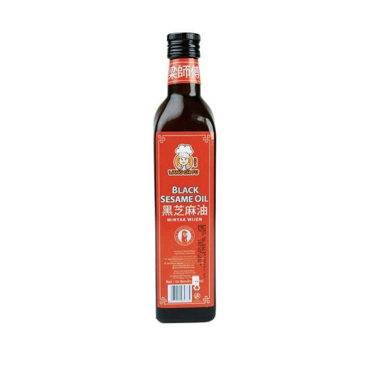 Pekanbaru Liang Shi Fu Black Sesame Oil 510Ml