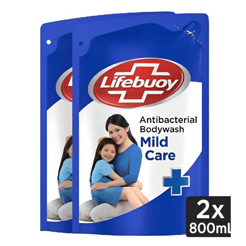 Pekanbaru LIFEBUOY BODY WASH MILD CARE 10 2X800G