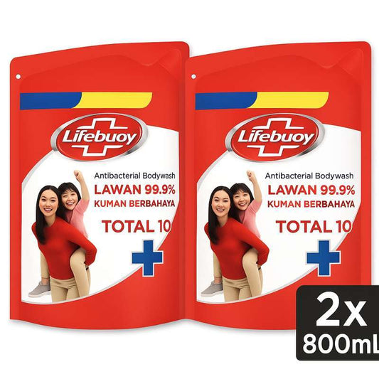 Pekanbaru LIFEBUOY BODY WASH TOTAL 10 [2 X 800G]