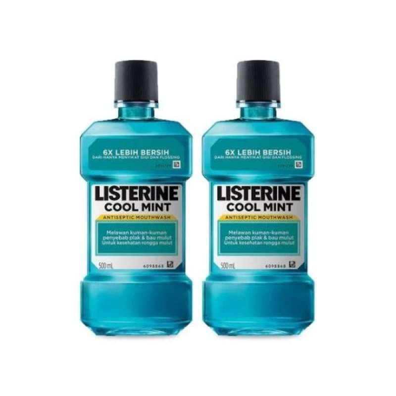 Pekanbaru Listerine Cool Mint Twinpack 500Ml