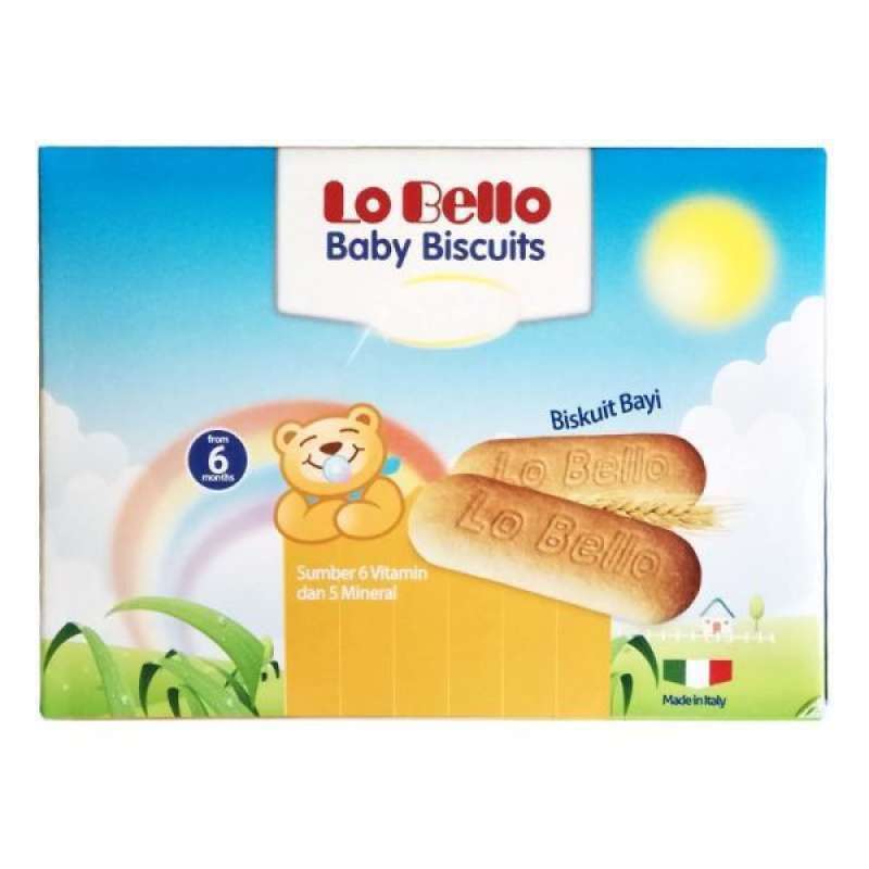Pekanbaru Lo Bello Baby Biscuits Original 200Gr