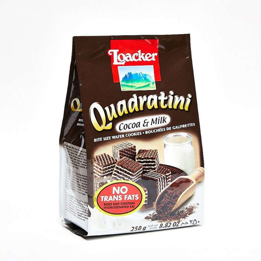 Pekanbaru Loacker Quadratini Cocoa&Milk Wafer 125G
