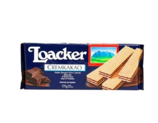 Pekanbaru Loacker Cream Cacao Wafer 175Gr Pak