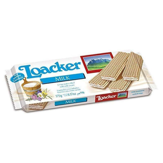 Pekanbaru Loacker Milk Wafer 175Gr Pak