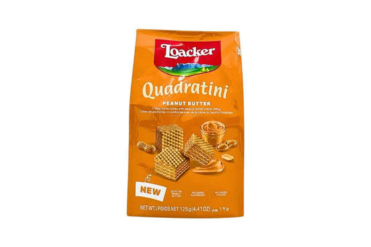 Pekanbaru Loacker Quadratini Peanut Butter 125Gr