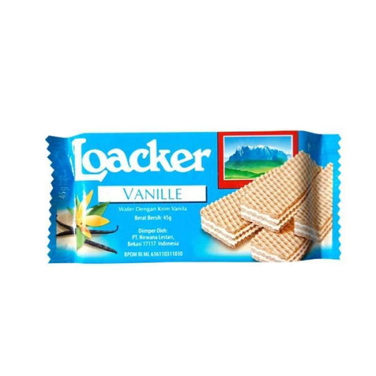 Pekanbaru Loacker Vanilla Wafer 45Gr Pak