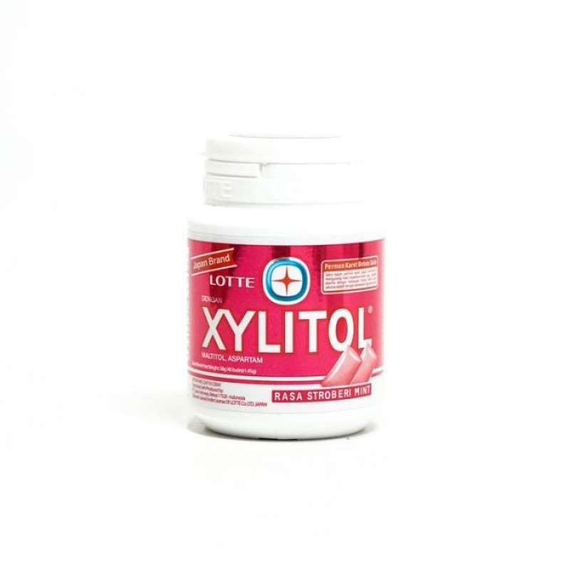 Pekanbaru Lotte Xylitol Stroberi Mint 55.1Gr