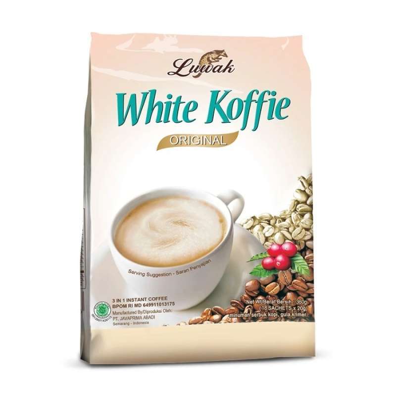 Pekanbaru Kopi Luwak White Koffie Bag 18 Pc 360Gr