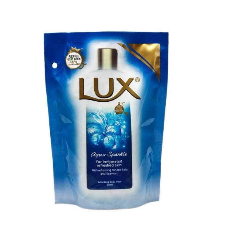 Pekanbaru LUX BODY WASH AQUA SPARKLE [1 POUCH x 450 ML]
