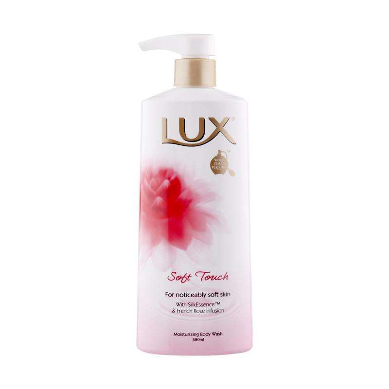 Pekanbaru LUX BODY WASH SOFT TOUCH 580ML PUMP