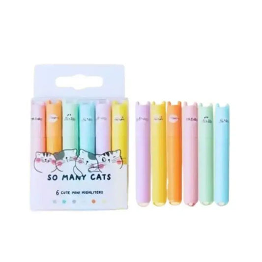 Pekanbaru M&G-Mini Hglghtr Smc Pst 6Pcs (Ahm22575)