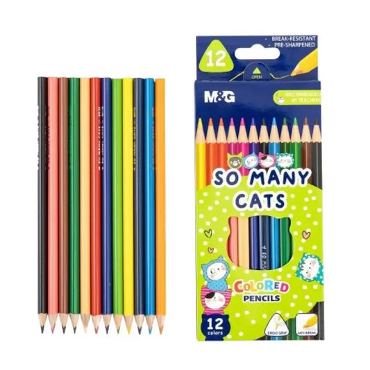 Pekanbaru M&G Color Pencil Smc 12 Clrs (Awp343A1)