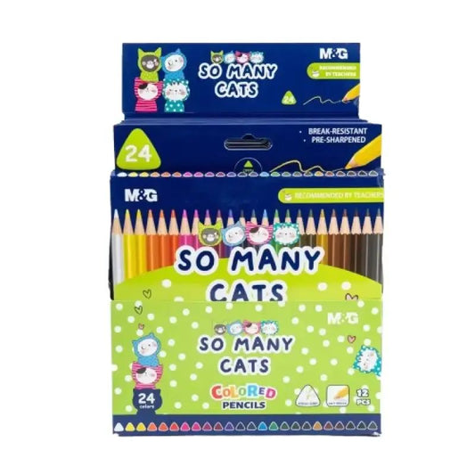 Pekanbaru M&G Color Pencil Smc 24 Clrs (Awp343A2)