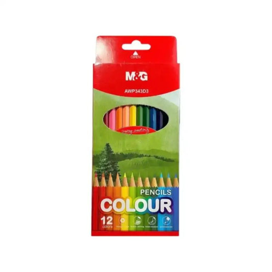 Pekanbaru M&G Hex Wooden Color Pencil 12 Color (Awp343D3)