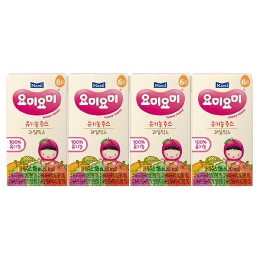 Pekanbaru Maeils Yommy Juice Mixed Fruit 4X125Ml