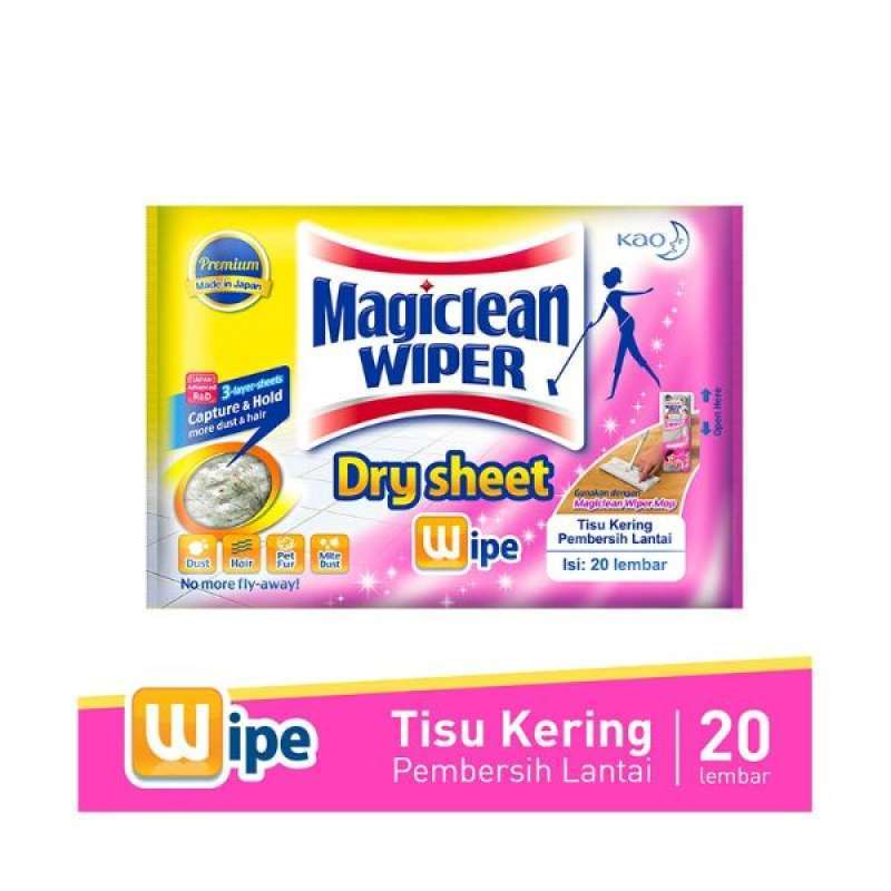 Pekanbaru Magiclean wiper dry sheet 20s