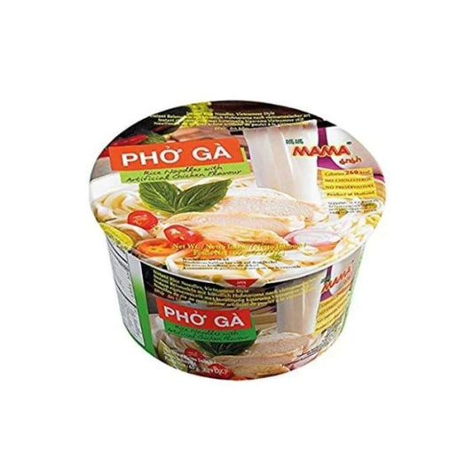Pekanbaru Mama Rice Noodls Chick Pho Ga Bowl 65Gr