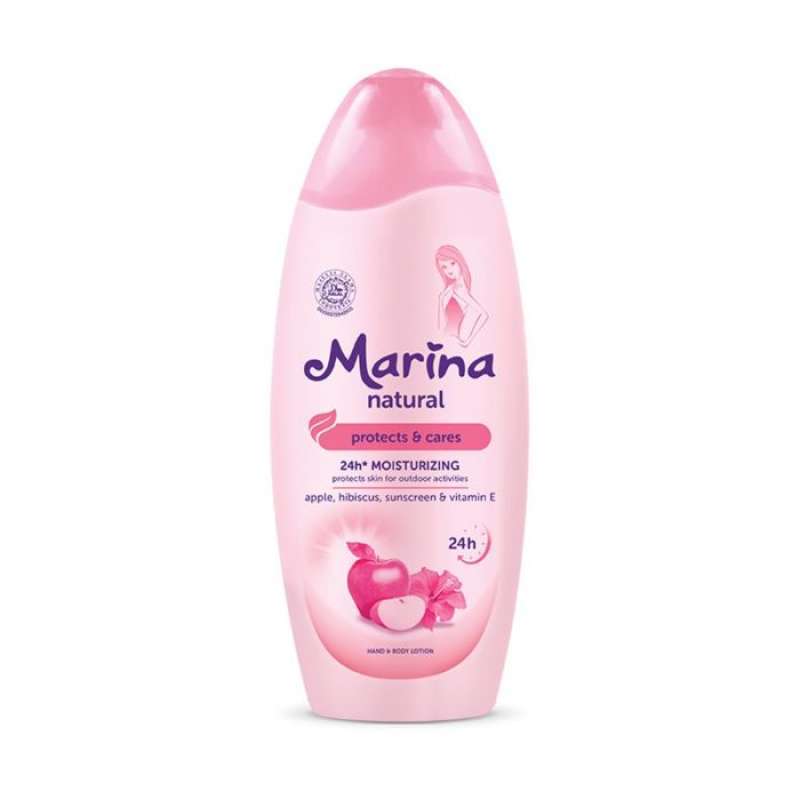 Pekanbaru Marina Hbl Nat Protects & Cares 350Ml Bt