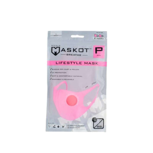 Pekanbaru Maskot Breathe Pink Masker 2'S