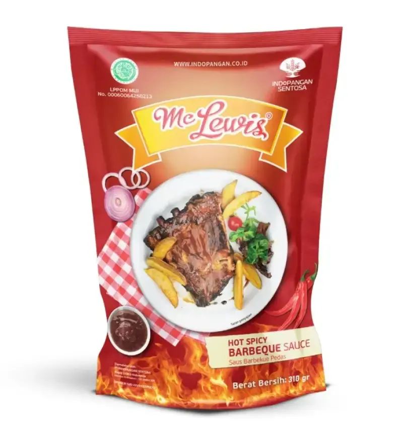 Pekanbaru Mclewis Barbeque Pedas 310Gr