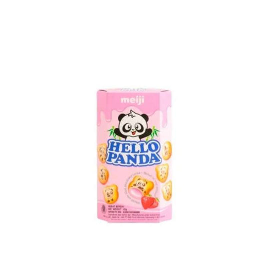 Pekanbaru Meiji Hello Panda Strawberry B 45Gr Pak