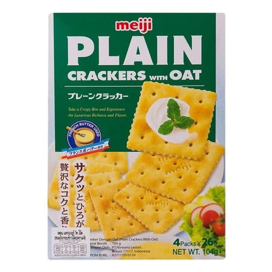 Pekanbaru Meiji Plain Oat Crackers 104Gr
