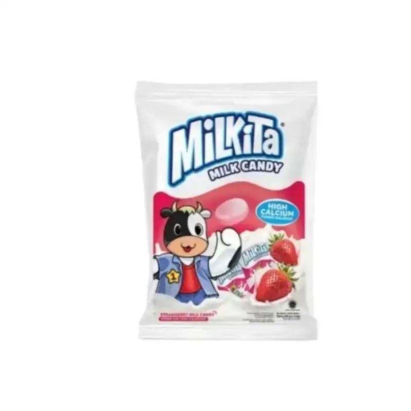 Pekanbaru Milkita Candy Strawberry 105Gr (30S)