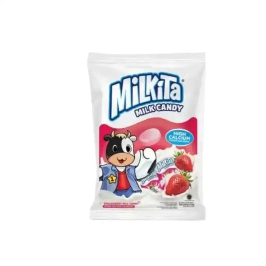 Pekanbaru Milkita Candy Strawberry 105Gr (30S)