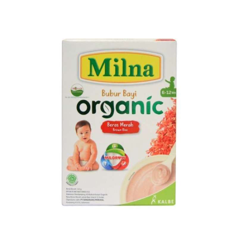 Pekanbaru Milna Bbr 6+ Organic Beras Merah 120Gr
