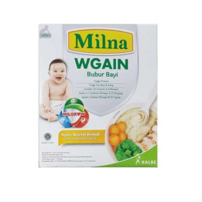 Pekanbaru Milna Bubur Ayam Brokoli Usia 9 Bulan [120 G]