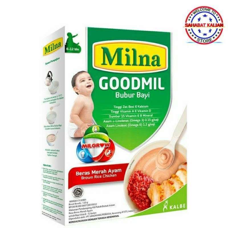 Pekanbaru Milna Goodmil Beras Merah Ayam 120Gr Box