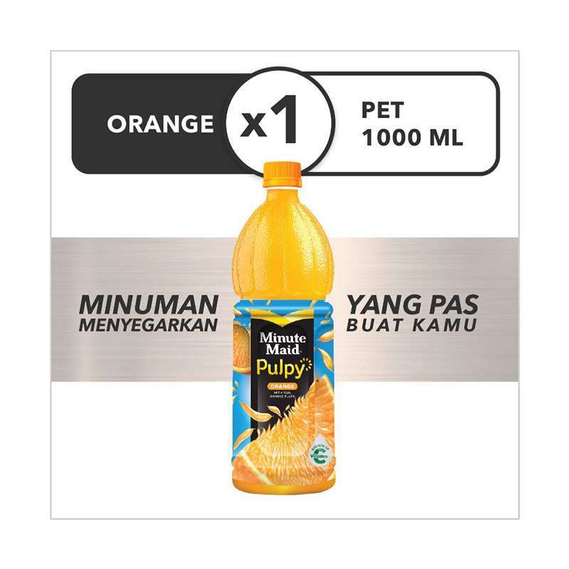 Pekanbaru Minute Maid Pulpy Orange 1Lt Btl