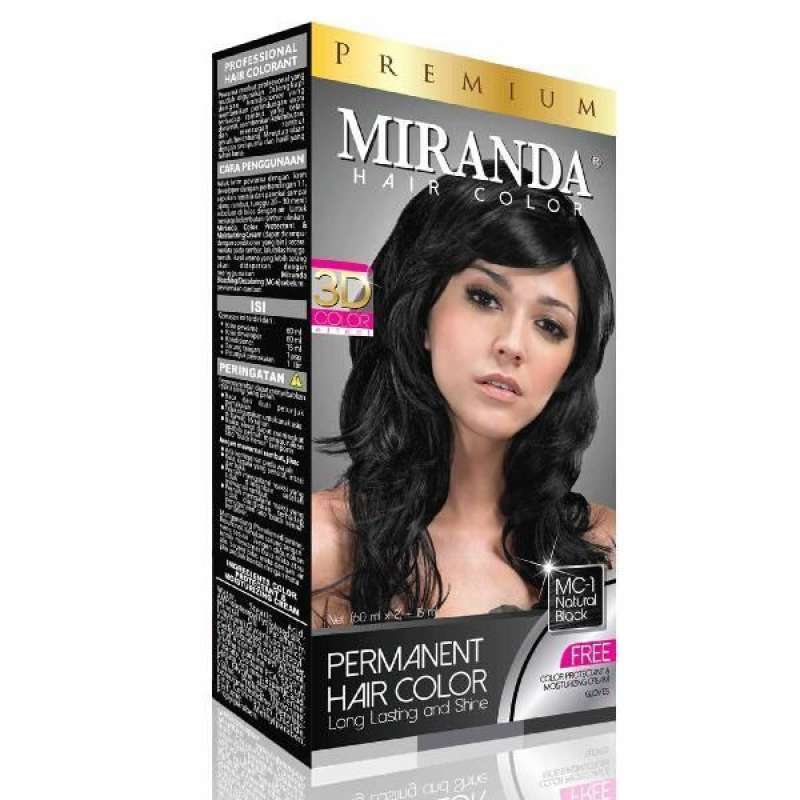 Pekanbaru Miranda Hair Colour Natural Black 30Ml