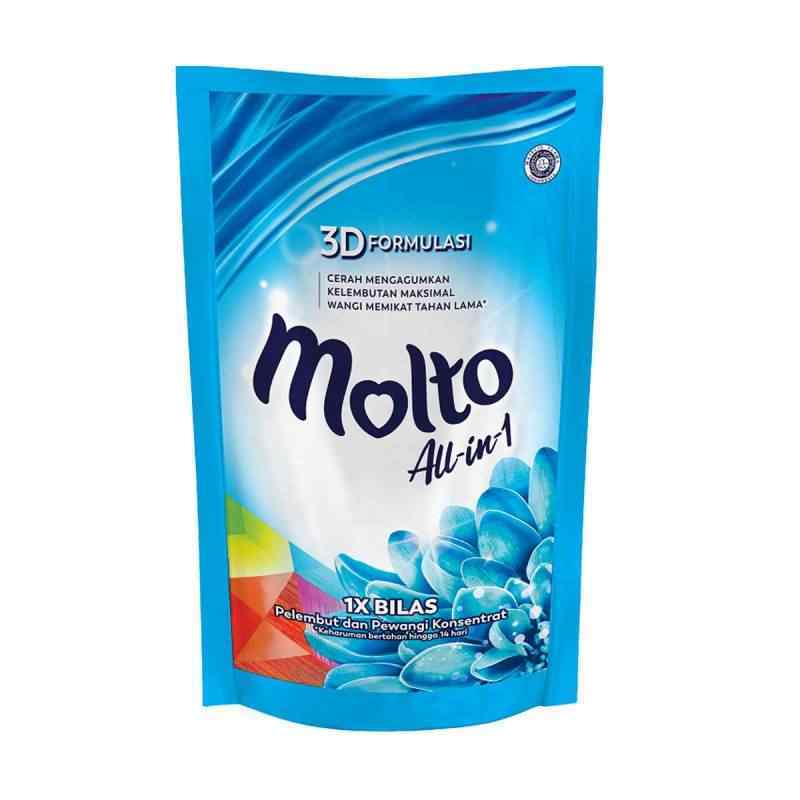 Pekanbaru MOLTO ALL IN ONE BLUE 1500ML POUCH