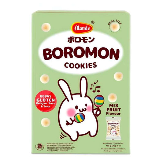 Pekanbaru Monde Boromon Cookies Mix Fruit 100Gr Box