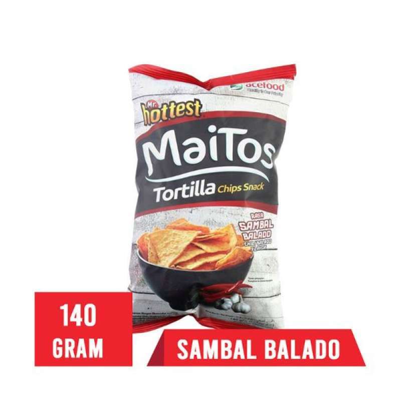 Pekanbaru Mr.Hottest Maitos Tortilla Sambal Balado 120G