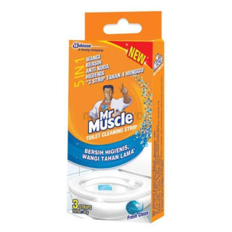 Pekanbaru Mr.muscle toilet clean strp fresh cln 3s