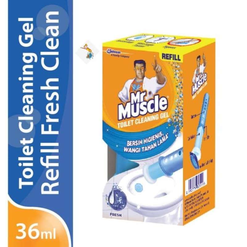 Pekanbaru MR MUSCLE TOILET CLEANING GEL FRESH REFILL 36ML
